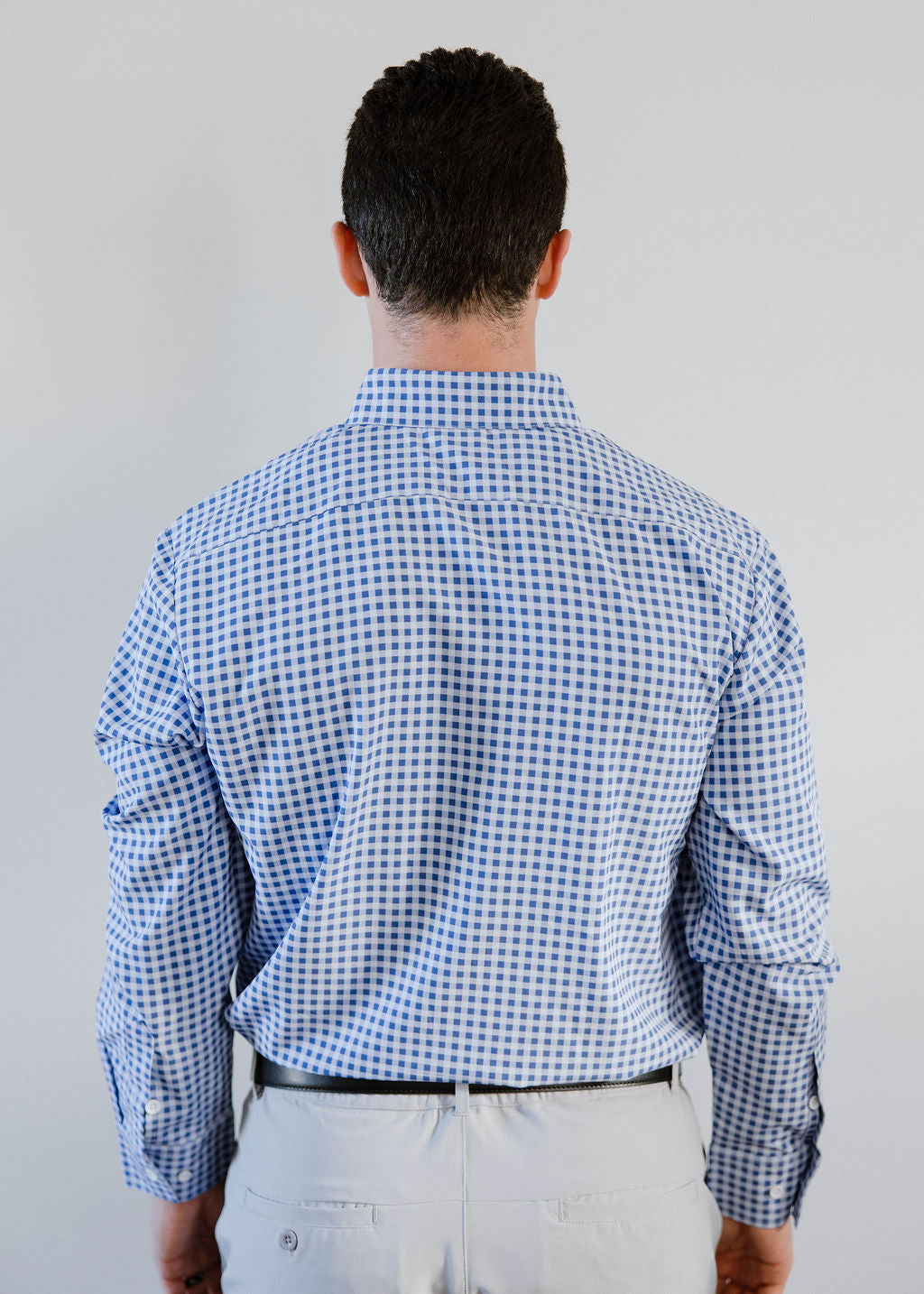 JD Buck Blue Gingham Long Sleeve Shirt