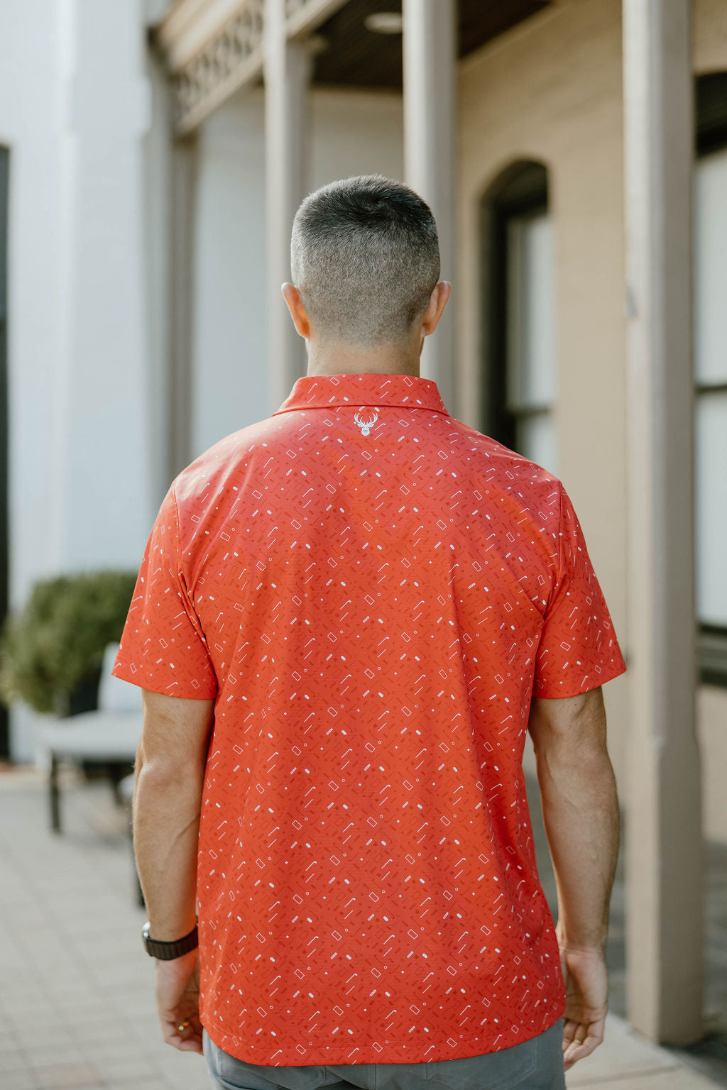 JD Buck Sunday Red Icons Polo Golf Shirt