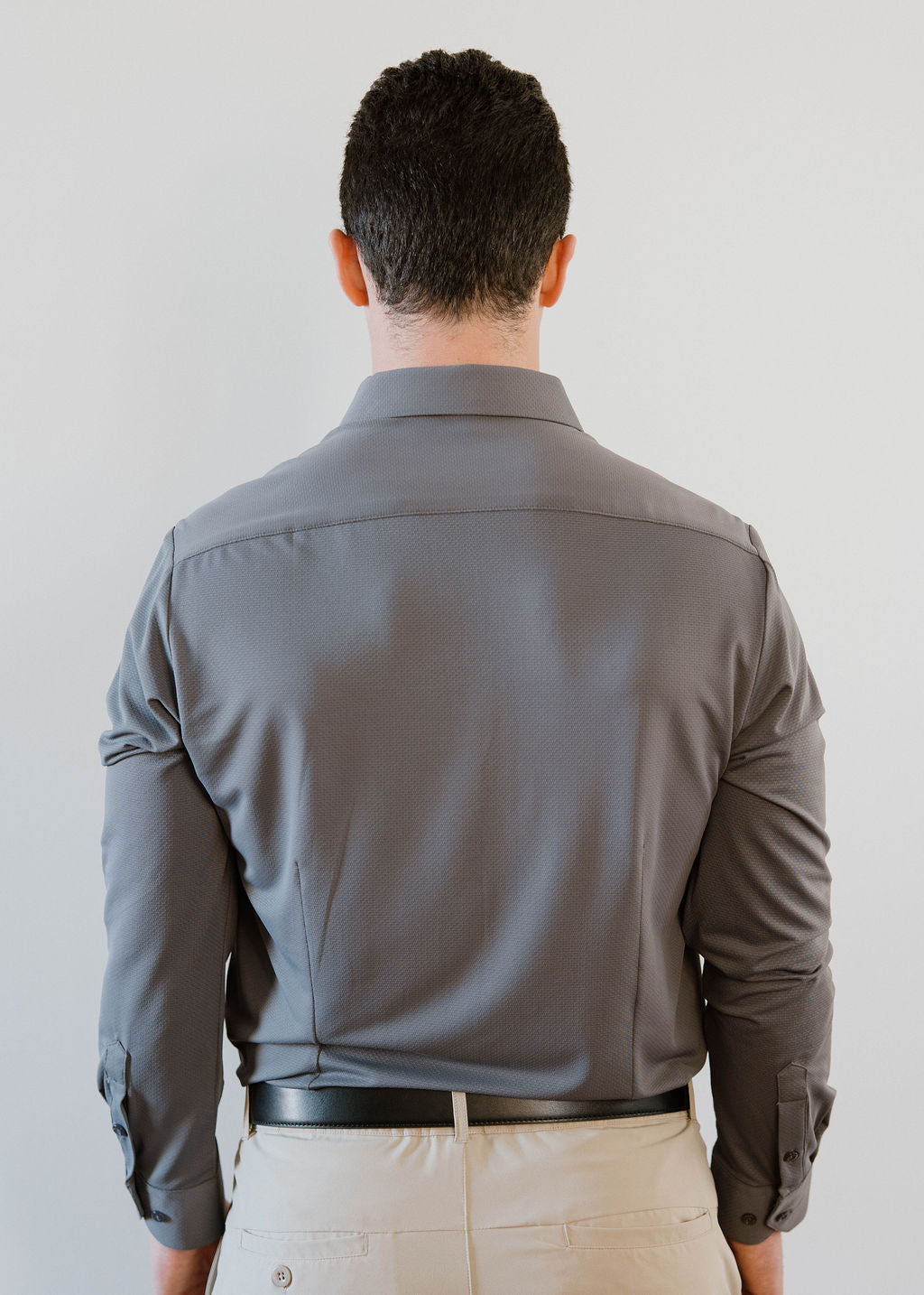 JD Buck Solid Grey Long Sleeve Shirt