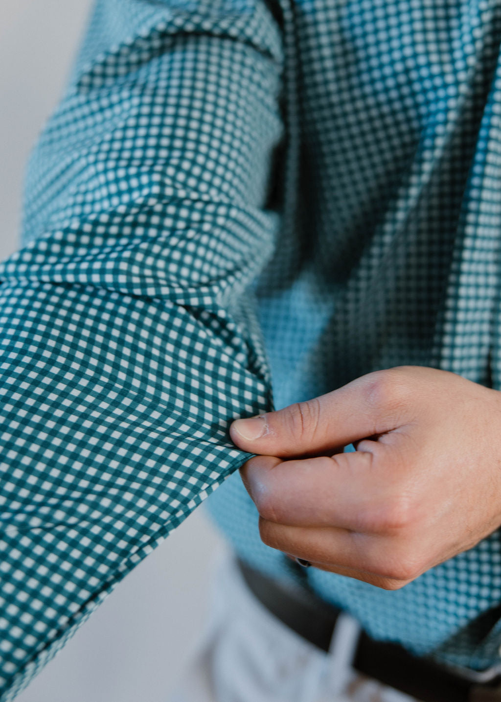 JD Buck Midnight Green Check Long Sleeve Shirt