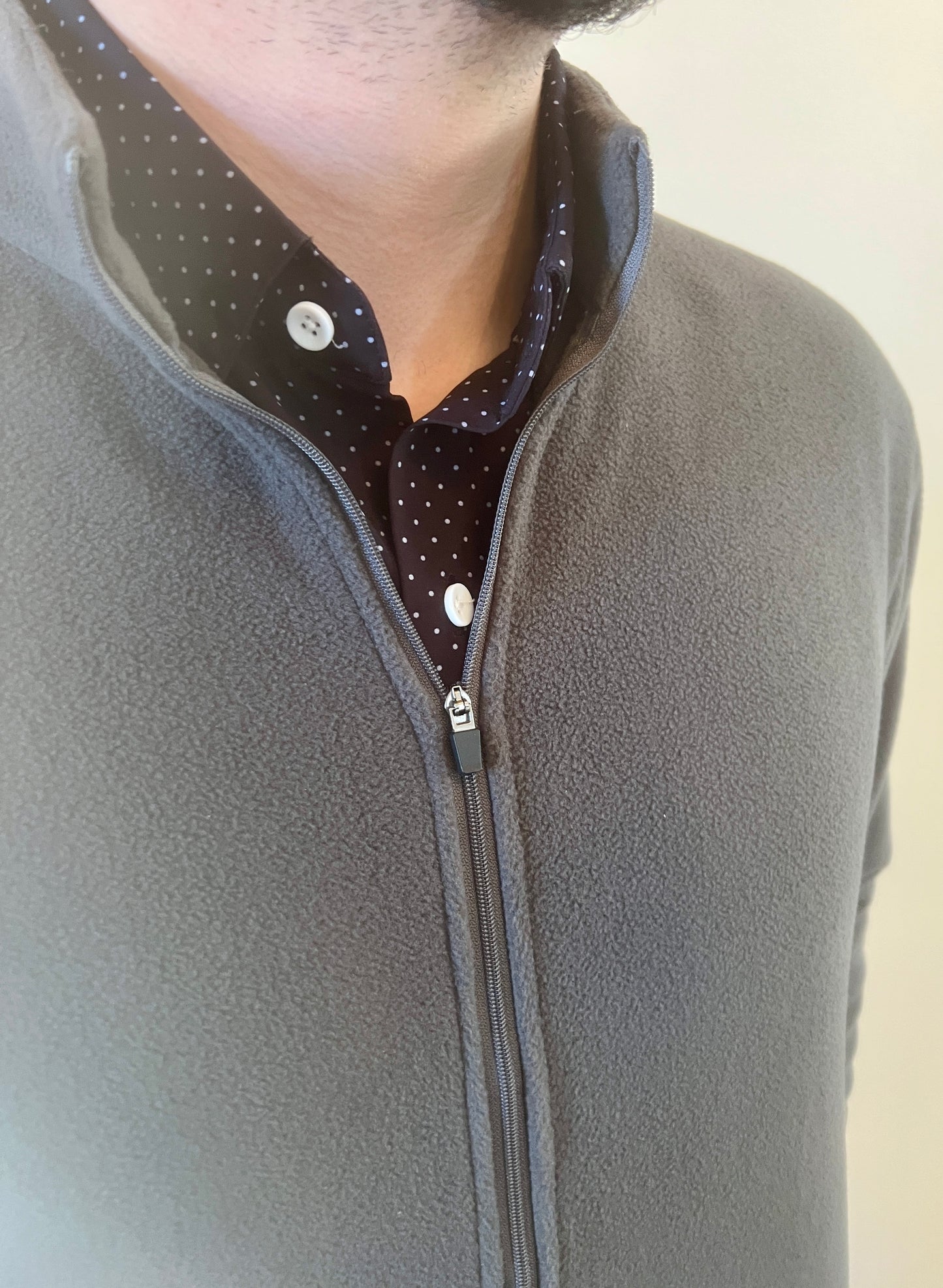 JD Buck Full Zip Shaker Fleece Charcoal