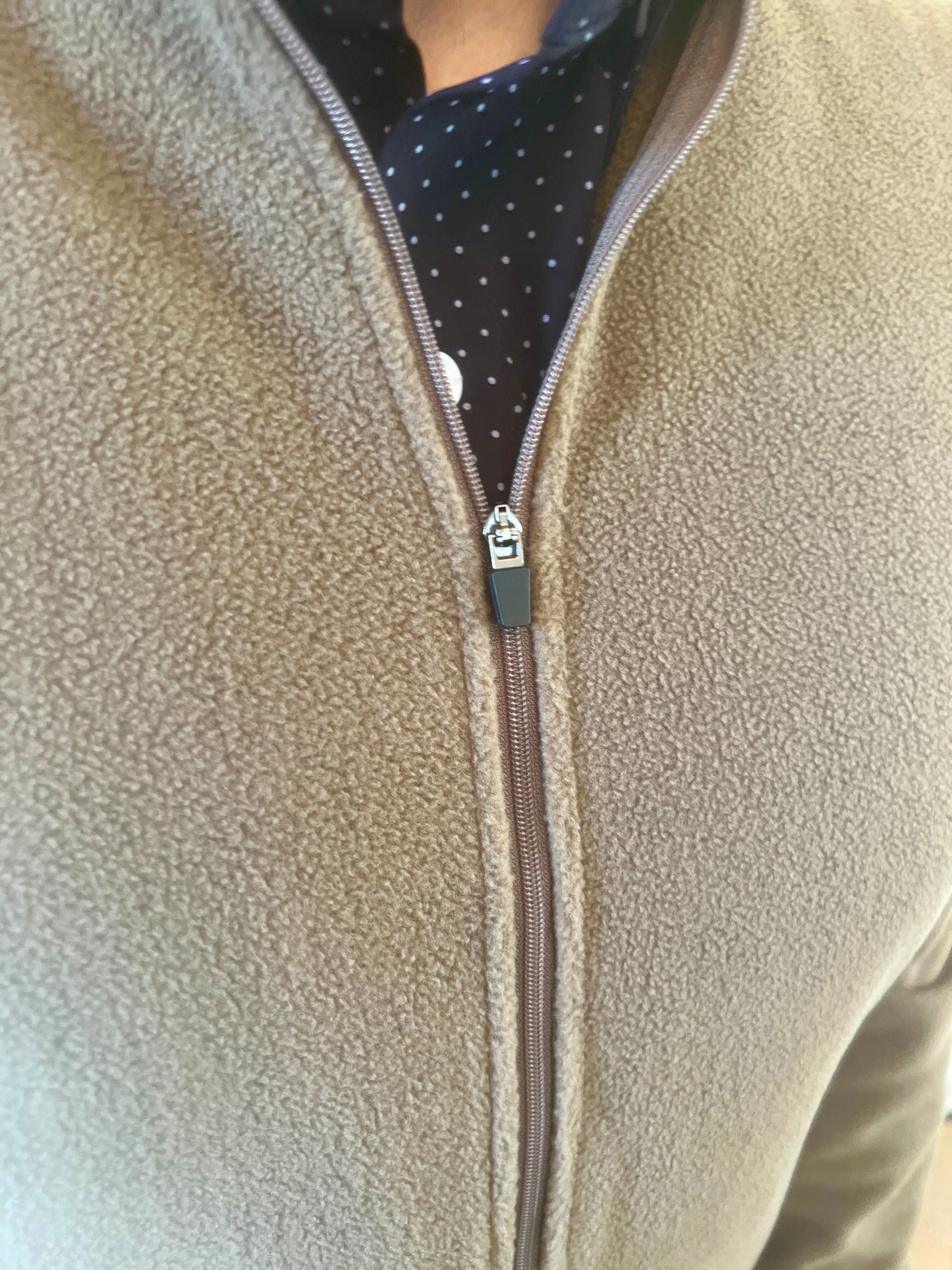 JD Buck Full Zip Shaker Fleece Mushroom