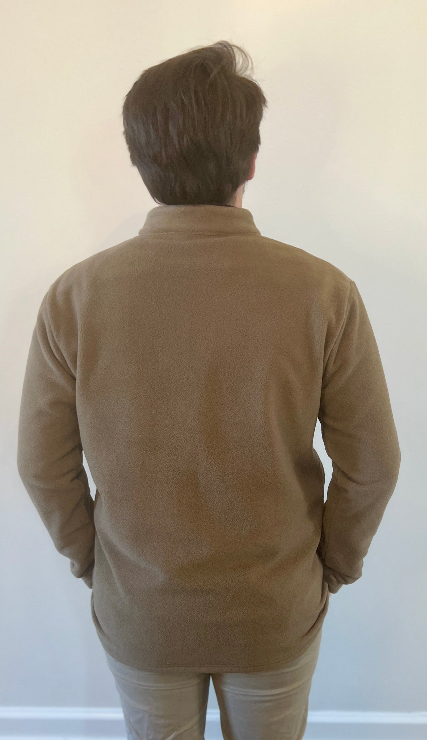 JD Buck 1/4 Zip Shaker Fleece Mushroom