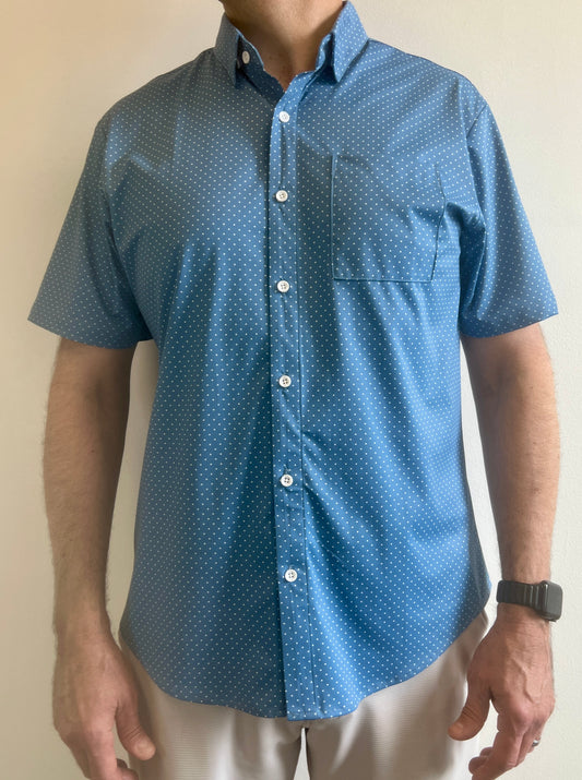 JD Buck Moonlight Blue Short Sleeve Shirt