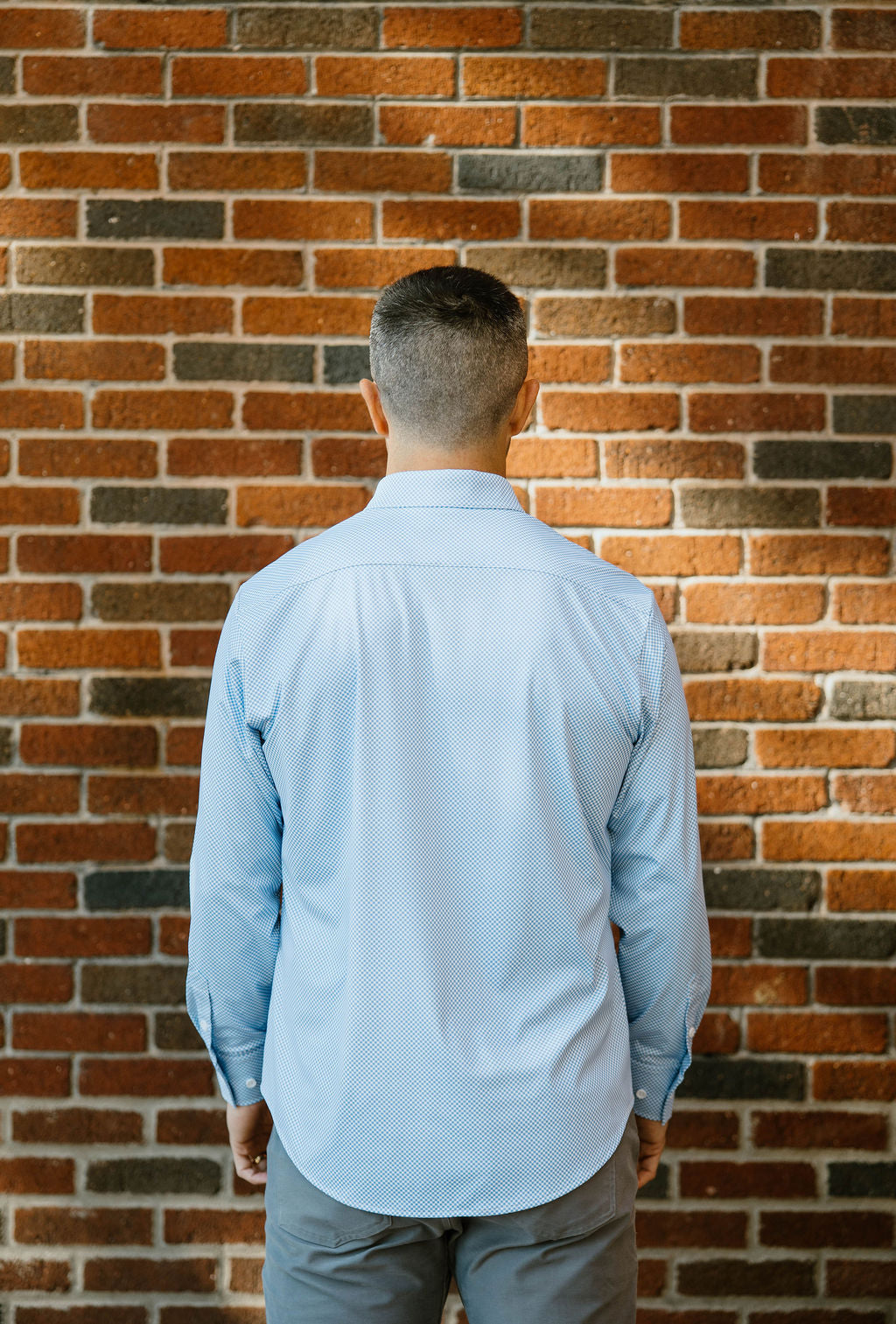 JD Buck Bubbles Blue No Tuck Sleeve Shirt