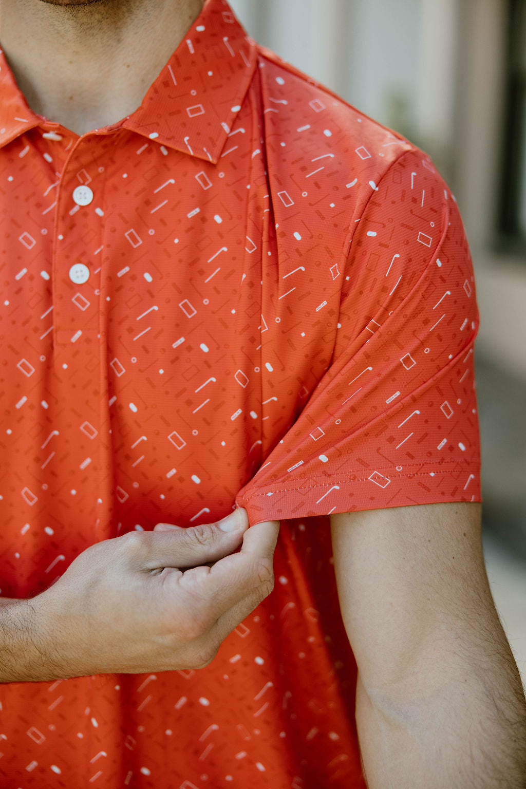 JD Buck Sunday Red Icons Polo Golf Shirt
