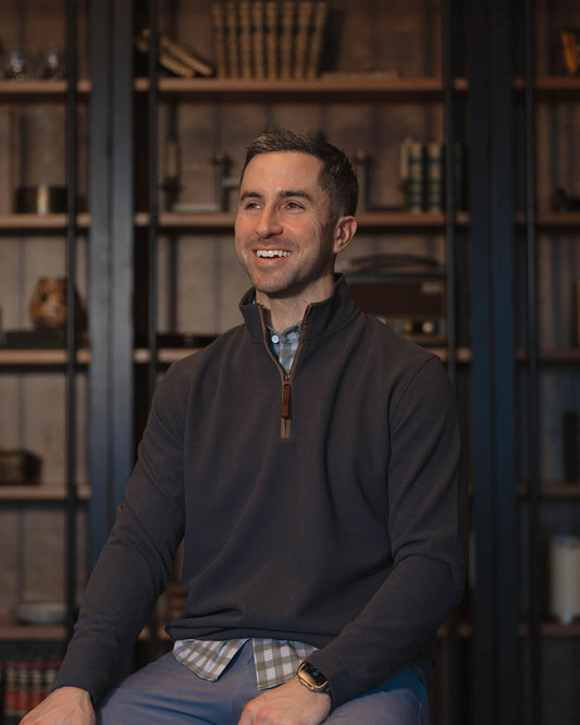 JD Buck Charcoal Waffle 1/4 Zip