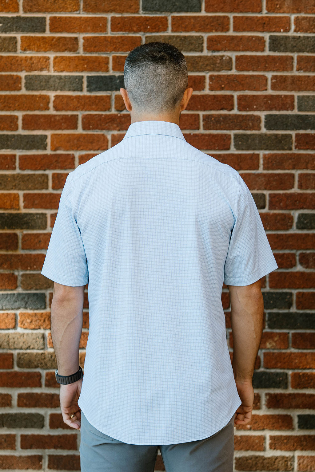 JD Buck Tropic Blue Grid SS Shirt