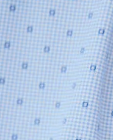 JD Buck Blue w/ Navy Mini Squares SS Shirt