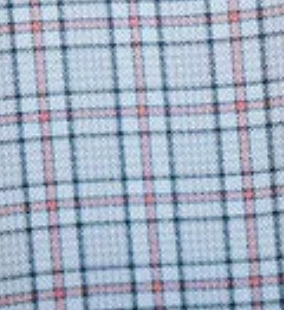 JD Buck Stone Red Plaid No Tuck Sleeve Shirt